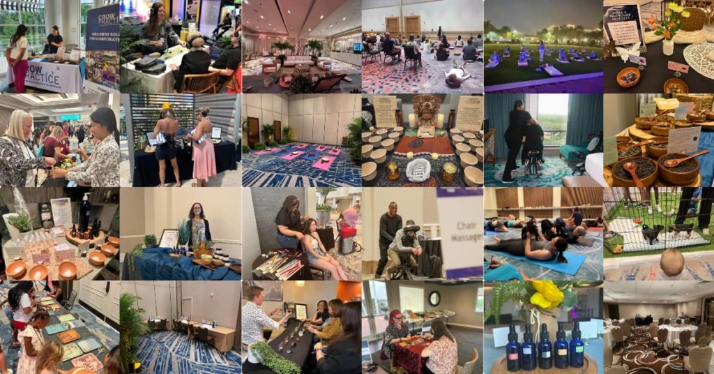 Top wellness activations for corporate events in Orlando, Florida — yoga, meditation, and wellness retreats for meetings