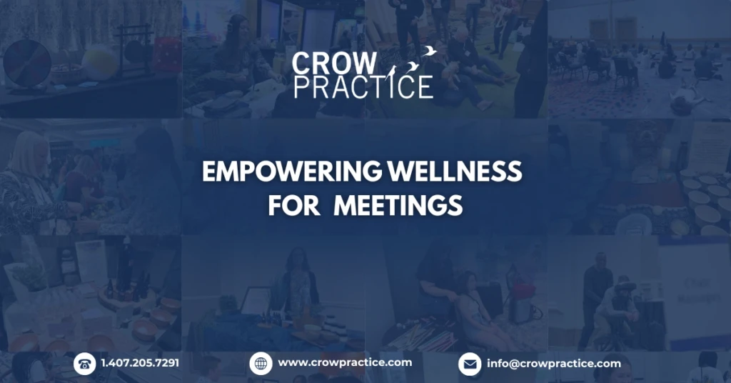CROW Practice is a leading corporate wellness event agency offering turnkey wellness activations, workshops, and interactive experiences for meetings and live events.